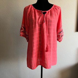 NWT DYLAN TALA EMBROIDERY TUNIC